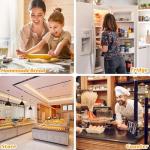 2 Pack Beeswax Bread Bags for Sourdough,Reusable Organic Linen Beeswax Bread Bag for Homemade Sourdough 17 x 12.6 Inches Food Storage Cloth Bag – Freezer-Friendly & Freshness Preservation