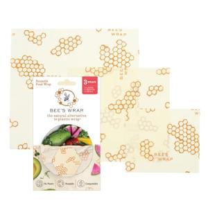 Beeswax Wraps Set of 3 in Beige