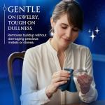 Blitz 117 Premium XL 2-Ply Jewelry Cleaning and Polishing Cloth with Tarnish Inhibitor for Gold, Silver, and Platinum, Made in the USA, Nontoxic and Environmentally Friendly, Blue