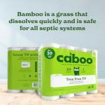 Eco-Friendly Bamboo Toilet Paper – 24 Rolls