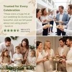 Eco-Friendly Palm Leaf and Bamboo Disposable Plates Set