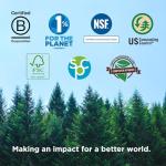 World Centric Wheat Straw/Bagasse Compostable 9-Inch Fiber Plate, 20-Piece, 9 inch