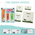 Matter Compostable Assorted Kitchen Bags, 230 Count, Biodegradable, Eco-Friendly Resealable Food Storage Variety Pack, 80 Snack, 80 Sandwich, 50 Quart & 20 Gallon