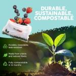 Matter Compostable Assorted Kitchen Bags, 230 Count, Biodegradable, Eco-Friendly Resealable Food Storage Variety Pack, 80 Snack, 80 Sandwich, 50 Quart & 20 Gallon