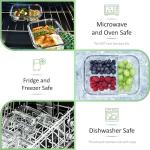 EcoPreps Bamboo-Lid Glass Bento Box Set