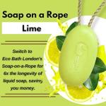 Eco Bath London Lime Soap on a Rope