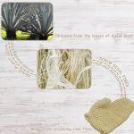 TTYBG Classic Natural Sisal Bath Spa Shower Scrubber Sponge Fiber Glove Mitt Soften Smooth Renew Skin Anti-aging Eco-Friendly Pack of 2