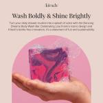 Kitsch x Lisa Frank Dancing Dreams Shea Butter Body Wash Bar – Gentle Exfoliating Body Wash with Apricot Seeds – Moisturizing Bar Soap Cleanser for Soft, Smooth Skin – Eco-Friendly Skin Care - 4oz