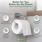 Pulse Bamboo Toilet Paper – Chemical-Free, Septic Safe, Unscented, 3-Ply, FSC Certified, Plant-Based Toilet Tissue – Non-Toxic, Zero BPA, Eco-Friendly, Soft & Strong (12 Pack Rolls, 300 Sheets Each)