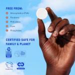 BLUELAND Foaming Hand Soap Refill Tablets, 4-Pack, Garden Blooms Variety Scents, Eco Friendly Cleaning Products, 4 x 9 Fl oz