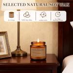 6-Pack Scented Candles for Home, 3.5 Oz Soy Wax Candles Gift Set with Lavender Chamomile & Eucalyptus Mint for Brithday Gifts Women, HomeMeditation & Spa