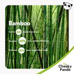 The Cheeky Panda Bamboo Toilet Paper Bulk | 12 Family Sized Rolls with 360 Soft Sheets Each (4320 Sheets) | Super Strong 3 Ply Biodegradable Toilet Paper