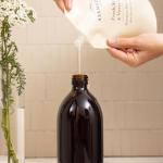 A LA MAISON Hand Soap Refill Pouch – Jasmine & Santal– Liquid Hand Wash Refill, Eco-Friendly & Recyclable – Plant-Based, Biodegradable, Made in France – 16.9 fl oz – Amber Collection