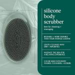 EcoTools Silicone Body Scrubber, for Gentle Cleansing & Exfoliating, 2-in-1 Silicone Scrubber & Body Massager, Hygienic & Durable Bath Accessory, Eco Friendly, Vegan, & Cruelty Free, 1 Count