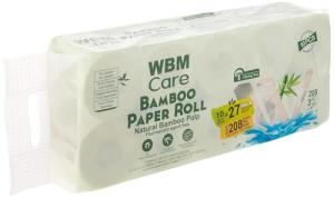 Elvissmart Bamboo Toilet Tissue, 3-Ply, 155 Sheets per Roll, Pack of 10 – Strong and Flexible, Tree-Free, Septic Safe, Natural and Gentle for Comfortable Daily Use