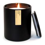 Calyan Wax Co. Lemon & Sage Scented Candle - 75 Hour Burn - Luxury Non Toxic Soy Wax Candles - Long Lasting Black Tumbler Jar Candle for Home - 10.2oz