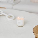 Calyan Wax Co. Lemon & Sage 2 Wick Scented Candle - 37 Hour Burn - Luxury Non Toxic Soy Wax Candles - Long Lasting Large Glass Jar Candle for Home - 8.8oz