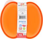 Preserve 46107 FBA_1211838 Square Food Storage Container Made from Recycled Plastic, 25 Ounce Capacity, Set of 2, Orange