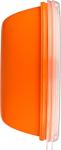 Preserve 46107 FBA_1211838 Square Food Storage Container Made from Recycled Plastic, 25 Ounce Capacity, Set of 2, Orange