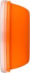 Preserve 46107 FBA_1211838 Square Food Storage Container Made from Recycled Plastic, 25 Ounce Capacity, Set of 2, Orange