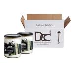 Bamboo Two Pack Odor Eliminating Highly Fragranced Candles - Eliminates 95% of Pet, Smoke, Food, and Other Smells Quickly - Up to 80 Hour Burn time - 12 Ounce Premium Soy Blend