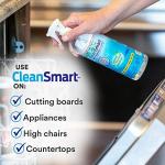 CleanSmart Daily Surface Spray Disinfectant, Kills 99.9% of Viruses, Bacteria, Mold & Fungus, 16 oz Bottle (Pack of 3)