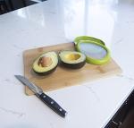 Joie Fresh Stretch Pod Avocado Storage Container, Silicone Food Saver, Keeps Leftover Produce Flavorful and Firm in Fridge, Reusable Kitchen Gadget, Dishwasher Safe, BPA-Free