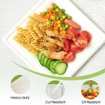 ECOLipak 150 Piecs Square Paper Plates, 8-inch Compostable Disposable Plates, Eco-friendly Heavy Duty Biodegradable Sugarcane Plates for Party Dinner Birthday