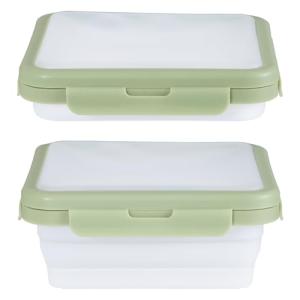 Mage Crab Reusable Silicone Food Storage Container with Lid Avocado Saver, Onion Keeper, Silicone Kitchen Organizers for Fridge