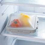 Mage Crab Reusable Silicone Food Storage Container with Lid Avocado Saver, Onion Keeper, Silicone Kitchen Organizers for Fridge