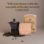 Yes I Sell - Coffee Candle with Cup Holder & Luxury Box, Soy Candles Non Toxic for Kitchen - Perfect Candles for Women, Eco-Friendly Soy Wax, Candle House