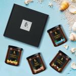 Scented Candles Set, 4 Pack Soy Candles for Home Scented, Candle Gifts for Men Women, Scents of Pineapple Cocktail/Coconut Vanilla/Pink Sands/Bahamian Breeze