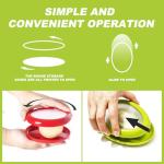 LYLHZRMDGC Set of 4 Fresh Food Containers, Fresh Pod, Reusable Silicone Storage Pods for Avocado, Onions, Tomatoes, Garlic – Anti-Oxidation for Fridge, Send Goods from Local Warehouse