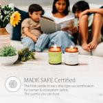 Fontana Candle Co Wood Wick Beeswax Jar Candle, Lemongrass Eucalyptus – Made Safe with Coconut Oil & Pure Essential Oils – 35+ Hrs Clean Burn, Long Lasting and Non-Toxic Candles for Home & Room Decor