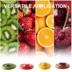 LYLHZRMDGC Set of 4 Fresh Food Containers, Fresh Pod, Reusable Silicone Storage Pods for Avocado, Onions, Tomatoes, Garlic – Anti-Oxidation for Fridge, Send Goods from Local Warehouse