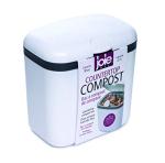 Joie Countertop Compost Bin, Indoor Compost Bins, White, Plastic