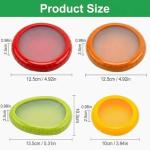 AWLGAK Avocado Saver and Onions Storage - Set of 4 Reusable Storage Containers for Fridge - Ideal for Potatoes，Tomato,Grapes，Garlic, Lemons