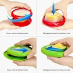 AWLGAK Avocado Saver and Onions Storage - Set of 4 Reusable Storage Containers for Fridge - Ideal for Potatoes，Tomato,Grapes，Garlic, Lemons