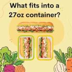 ECOBERI Collapsible Silicone Food Storage Containers, BPA Free, Microwave, Freezer and Dishwasher Safe, Lunch, Meal Prep, Travel, Space-Saving