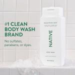 Native Body Wash Contains Naturally Derived Ingredients | For Women & Men, Sulfate, Paraben, & Dye Free Leaving Skin Soft and Hydrated | Eucalyptus & Mint 18 oz