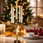 Set of 14 9 Inch Beeswax Taper Candles - Smokeless Unscented Long Burning Dripless Candles for Wedding, Home Decor, Dinner Party, and Holiday Gifting