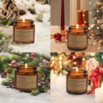 8-Pack Aromatherapy Scented Jar Candles Set
