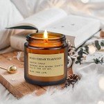 4 Pack Eco-Friendly Soy Scented Candles Set