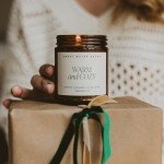 Cozy Soy Candle with Orange Peel and Spices
