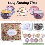 Relaxing Aromatherapy Candle Gift Set - 9 Pack