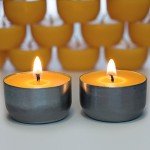 Eco-Friendly Pure Beeswax Tea Light Candle Set