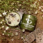 Eco-Friendly Sage Candle for Cleansing & Meditation