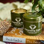Eco-Friendly Sage Candle for Cleansing & Meditation