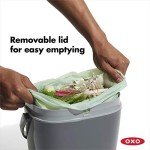 OXO Good Grips Easy-Clean Compost Bin - Charcoal