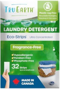Eco-Friendly Laundry Detergent Sheets - Unscented, 64 Loads